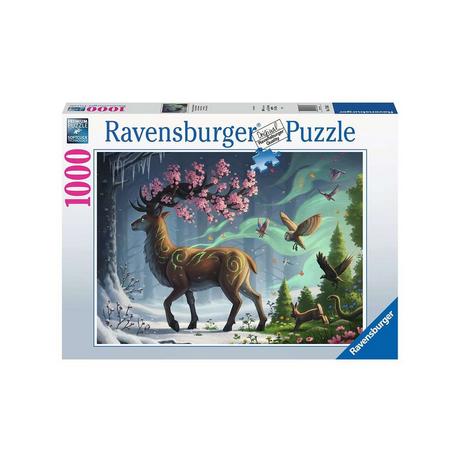 Ravensburger  Le cerf, messager du printemps, 1000 pièces 