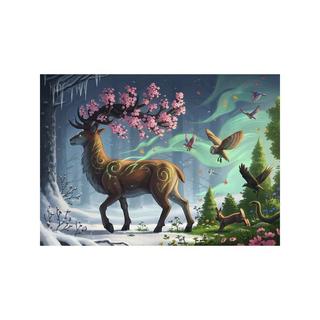 Ravensburger  Le cerf, messager du printemps, 1000 pièces 