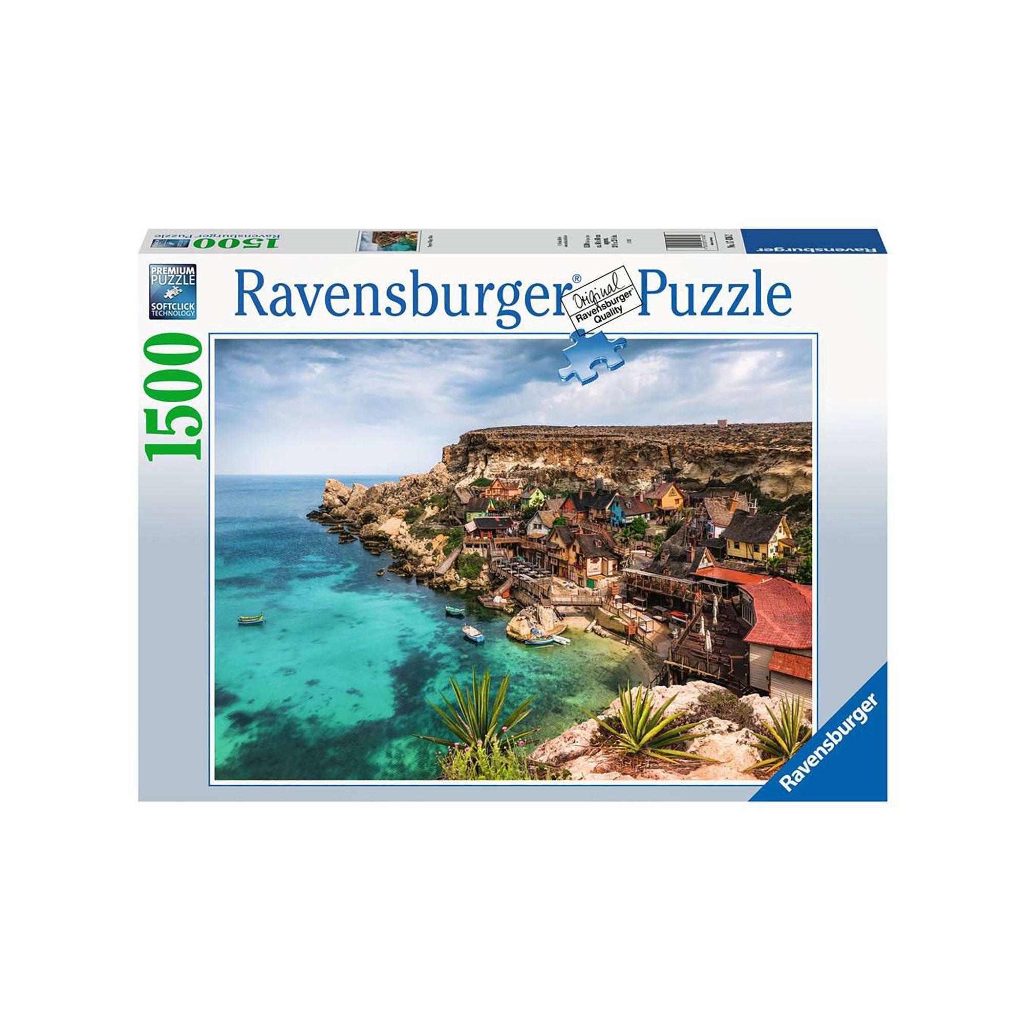 Ravensburger  Puzzle Popeye Village Malte, 1500 pièces 