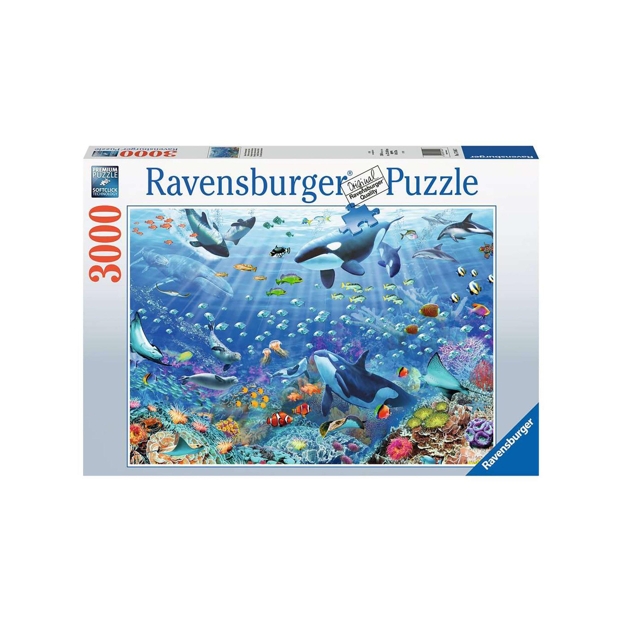 Ravensburger  Puzzle Divertimento subacqueo colorato, 3000 pezzi 