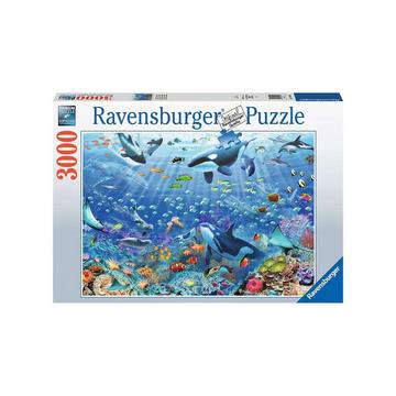 Puzzle Un plaisir sous-marin coloré, 3000 pièces