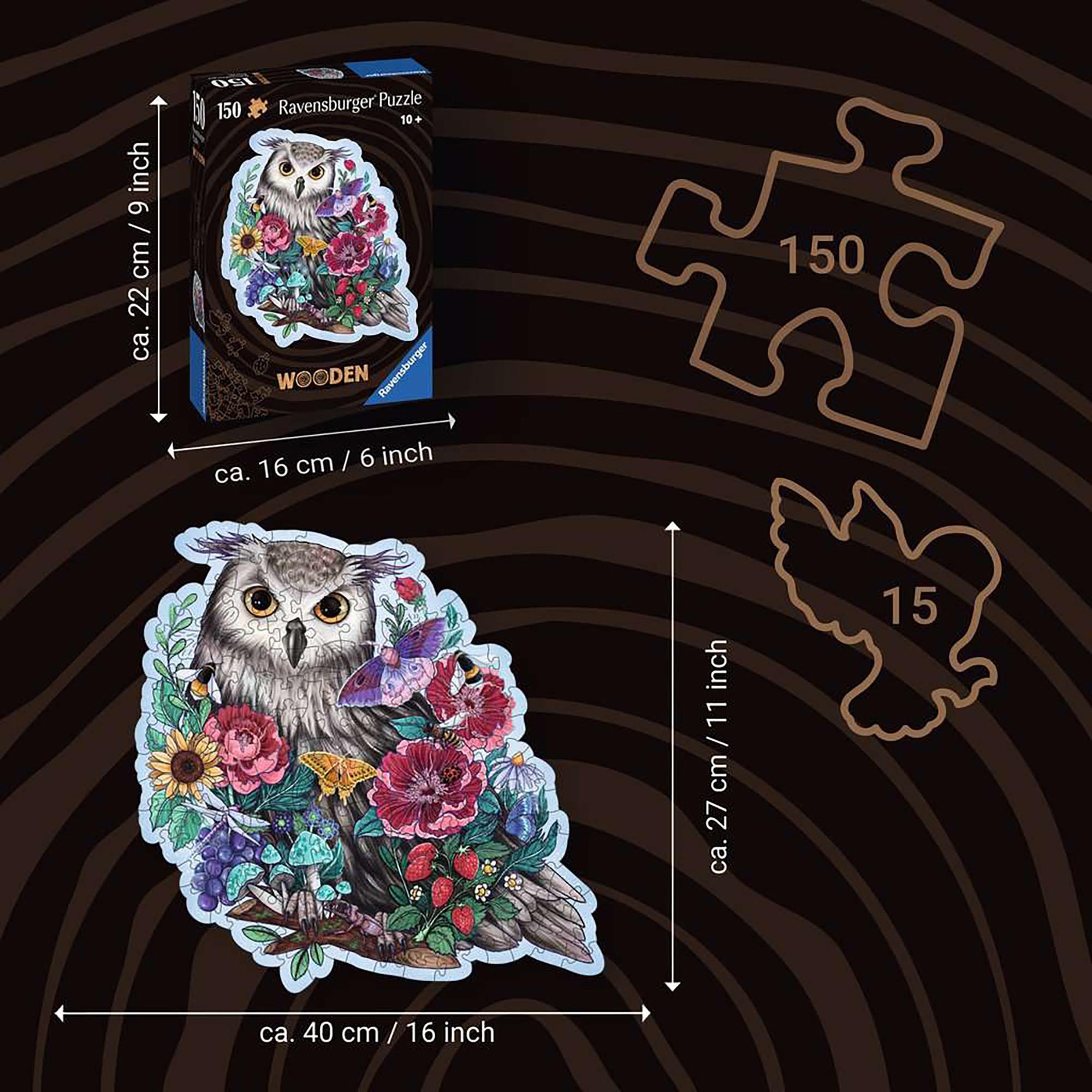 Ravensburger  Puzzle Chouette mystérieuse, 150 pièces 