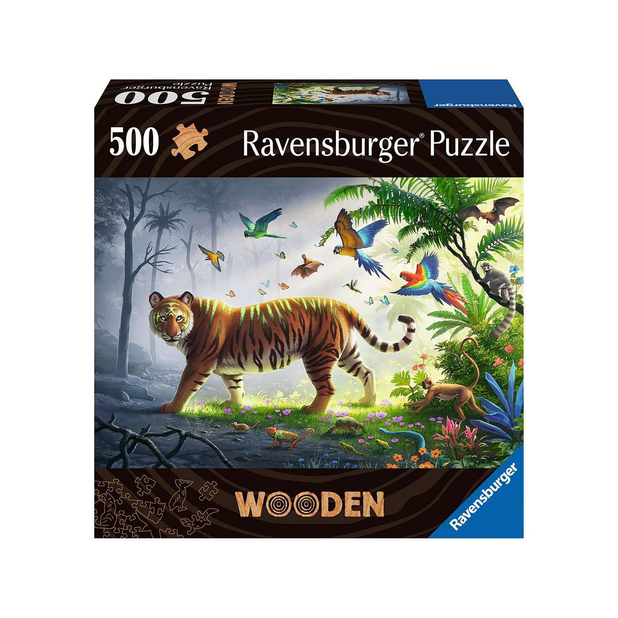 Ravensburger  Puzzle Tiger im Dschungel, 500 Teile 