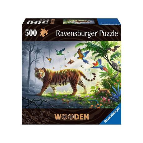 Ravensburger  Puzzle La tigre nella giungla, 500 pezzi 