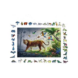 Ravensburger  Puzzle Tiger im Dschungel, 500 Teile 