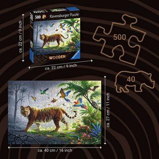 Ravensburger  Puzzle Tiger im Dschungel, 500 Teile 