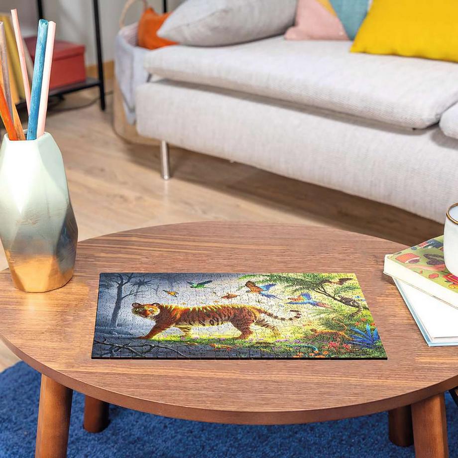 Ravensburger  Puzzle Tiger im Dschungel, 500 Teile 