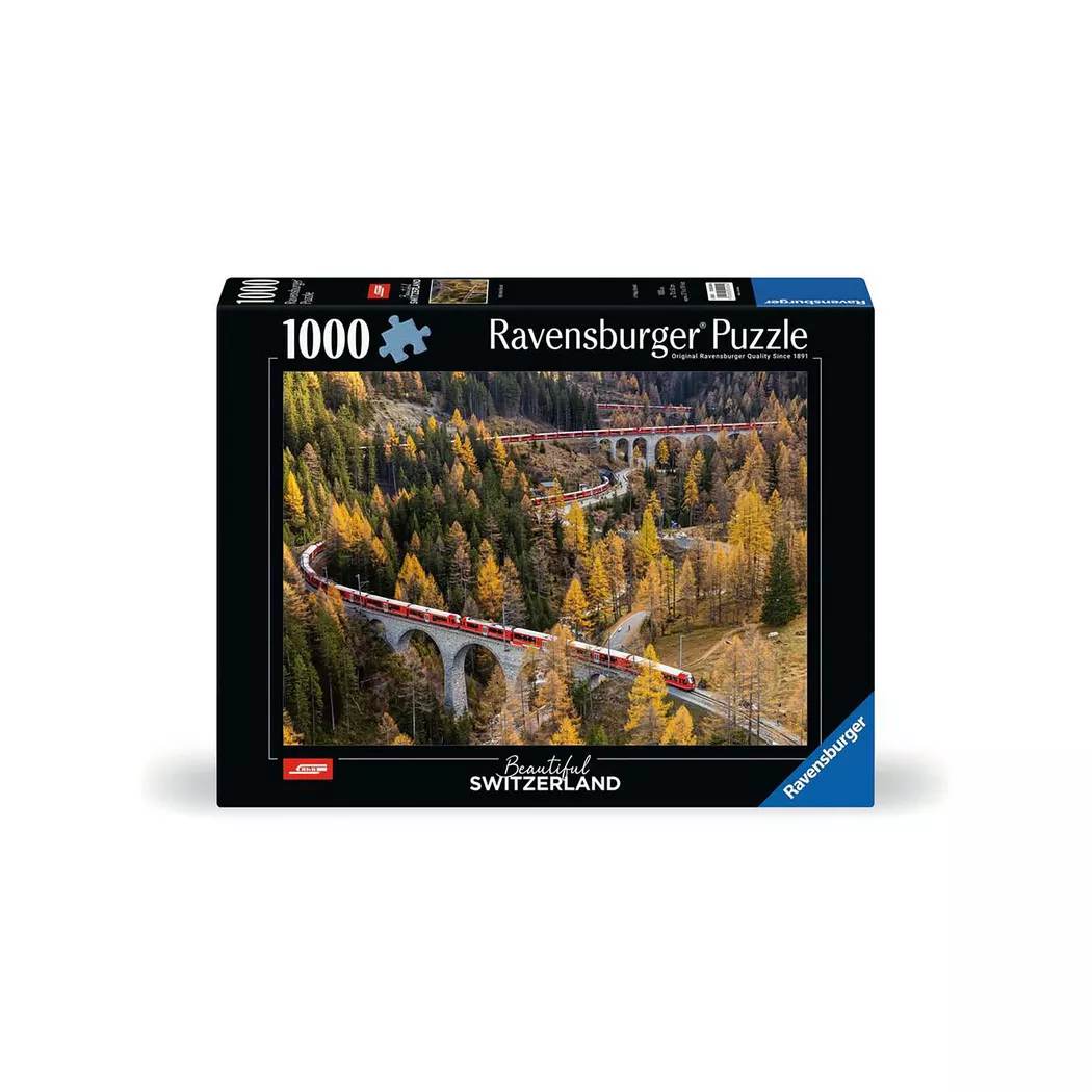 Ravensburger - Puzzle RhB World Record, 1000 Teile, Multicolor