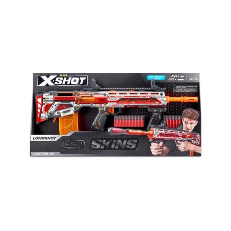 X-Shot  Skins Pro Series Longshot Blaster (40 Darts) 