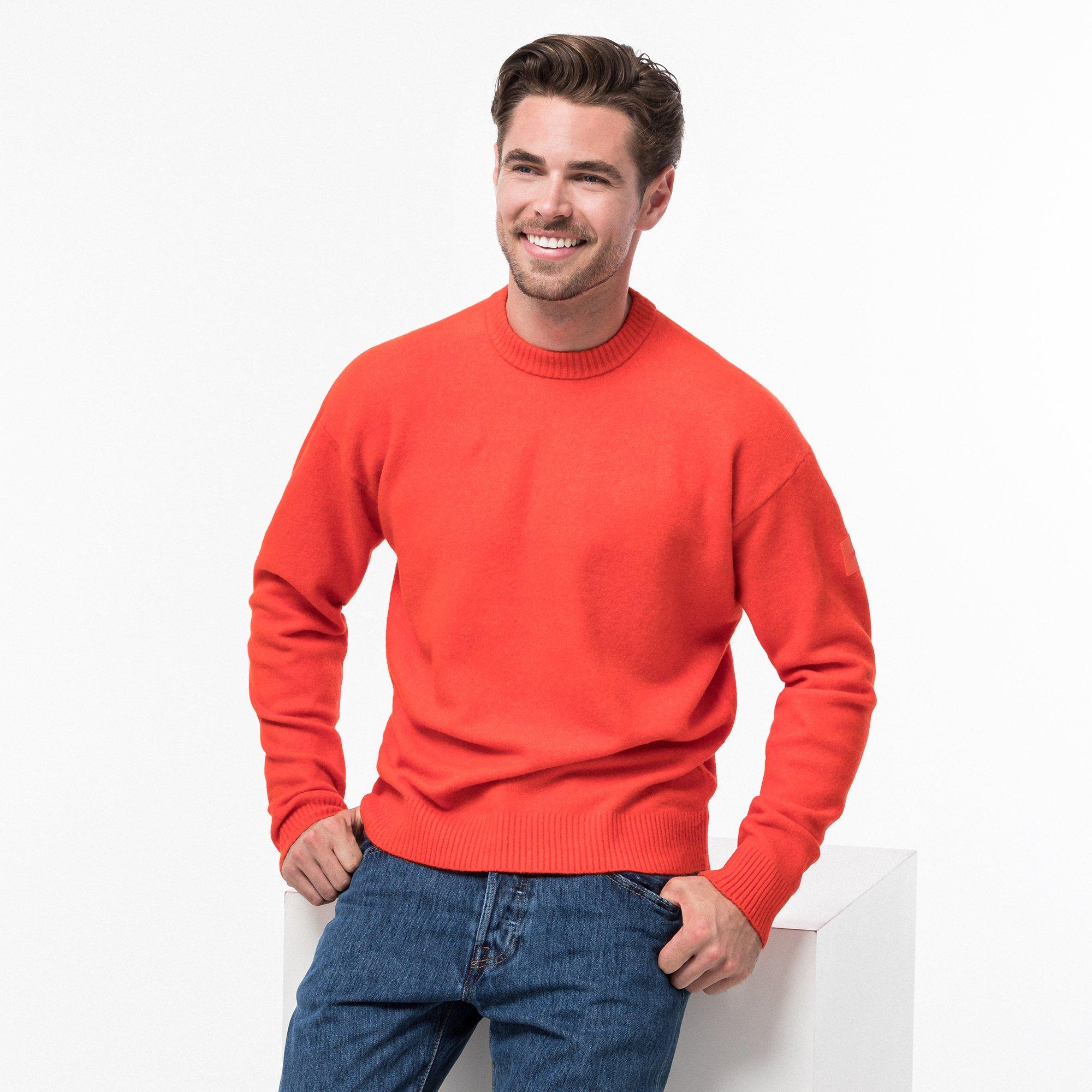 Image of Sweatshirt Herren Orange L