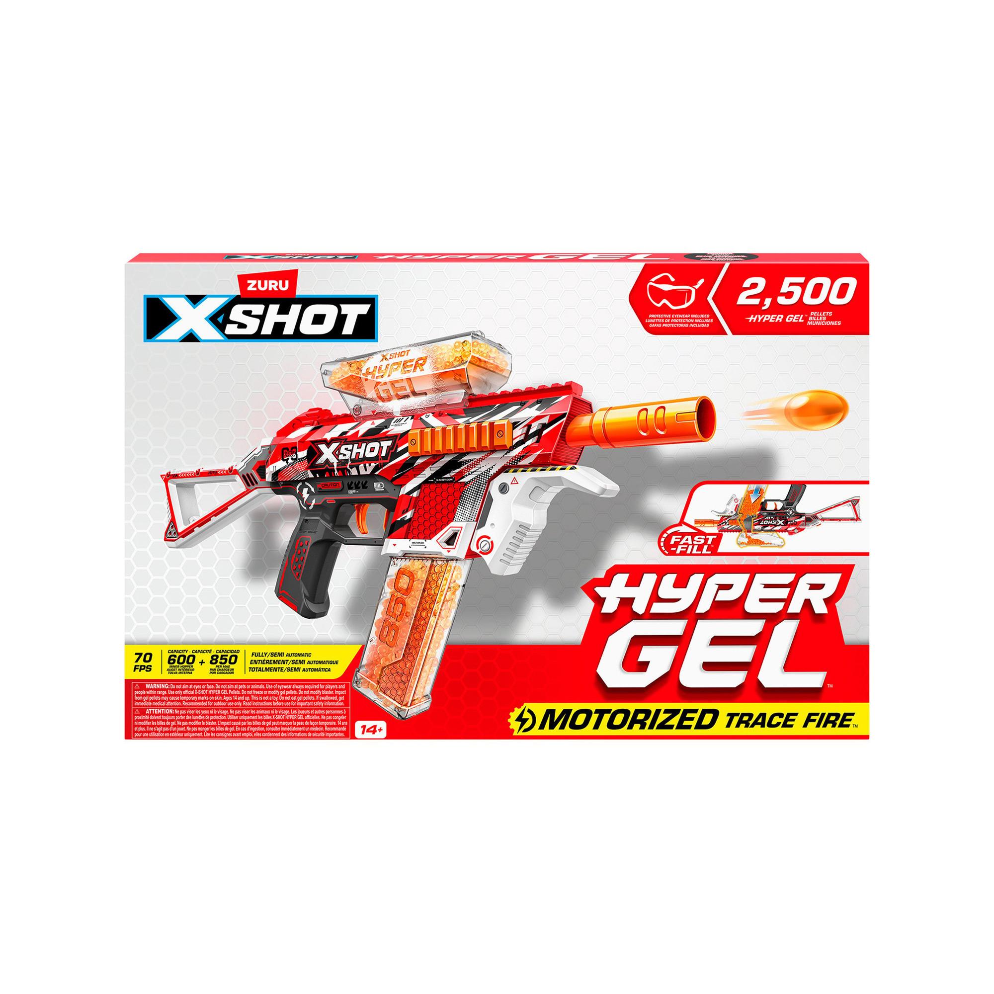 X-Shot Hyper Gel Trace Fire Blaster (10,000 Hyper Gel Pellets