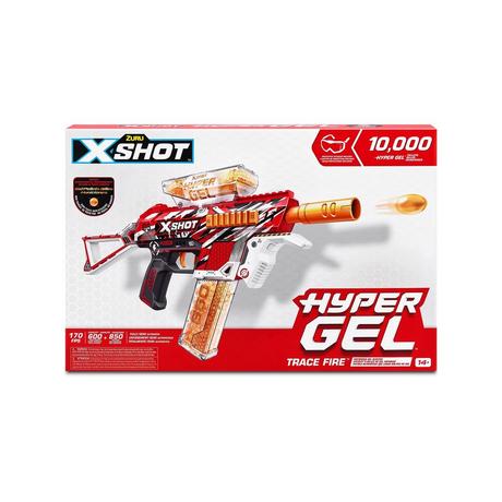 X-Shot  Hyper Gel Trace Fire Blaster (10,000 Hyper Gel Pellets) 