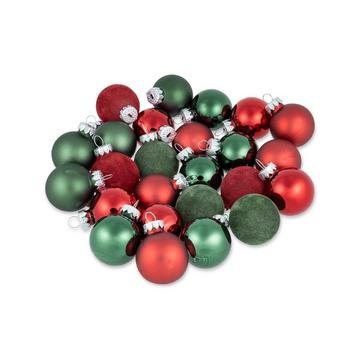 Set de boules de Noël en verre