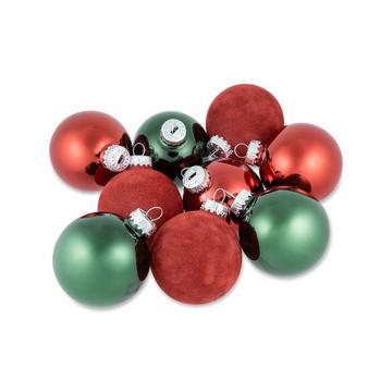 Set de boules de Noël en verre