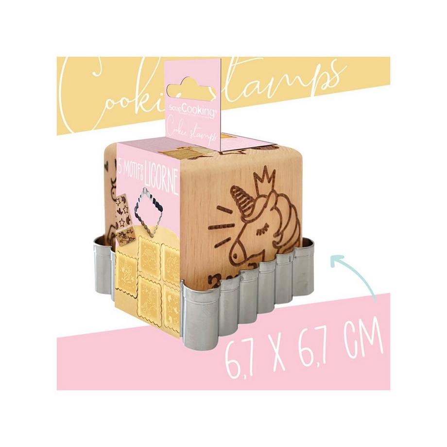 ScrapCooking Set d'emporte-pièces Unicorn 