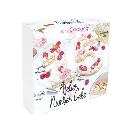 ScrapCooking Set de gabarits pour gâteau Number Cake 