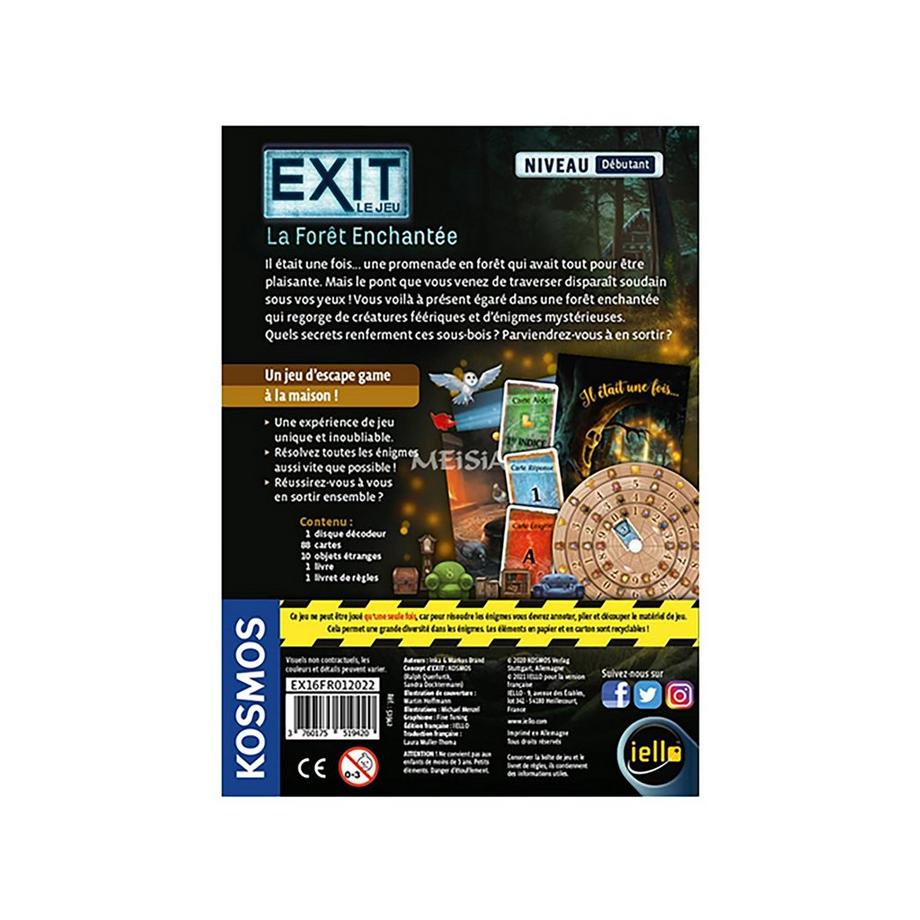iello  Exit Le Jeu - La Forêt Enchantée, Français 