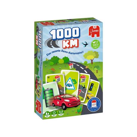 JUMBO  1000km Kartenspiel, Deutsch 