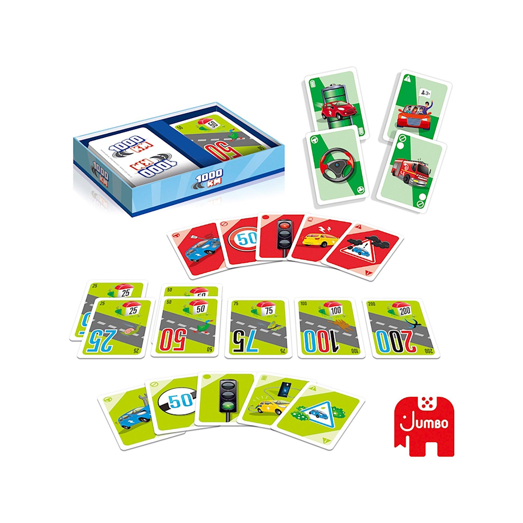 JUMBO  1000km Kartenspiel, Deutsch 