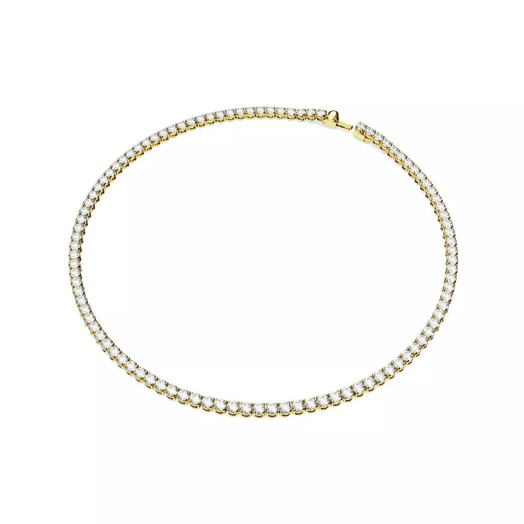 Swarovski - Halskette, Matrix, 41cm, Goldfarben