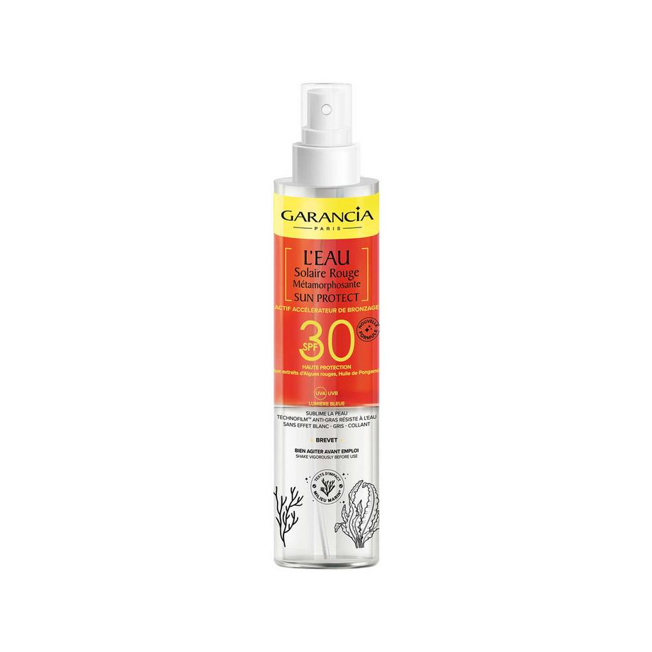 GARANCIA Actif accélérateur de bronzage L'Eau Solaire Rouge Métamorphosante SPF30   