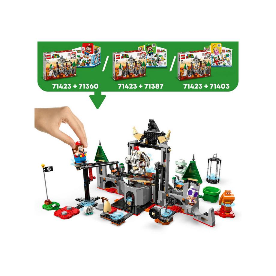 LEGO®  71423 Ensemble d’extension Bataille au château de Bowser Skelet 