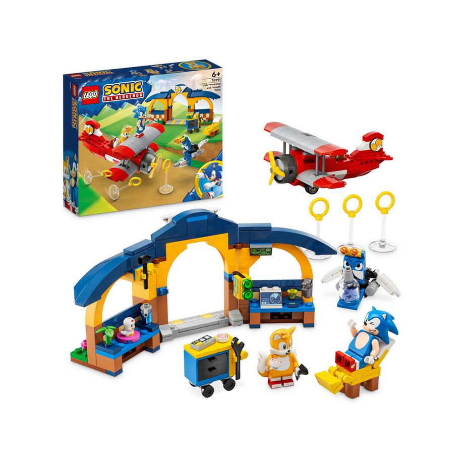 76991 L’avion Tornado et l'atelier de Tails