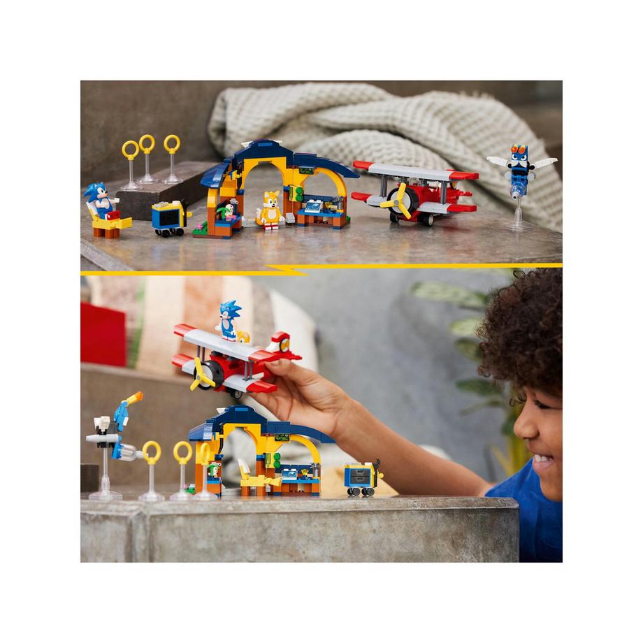 LEGO®  76991 L’avion Tornado et l'atelier de Tails 