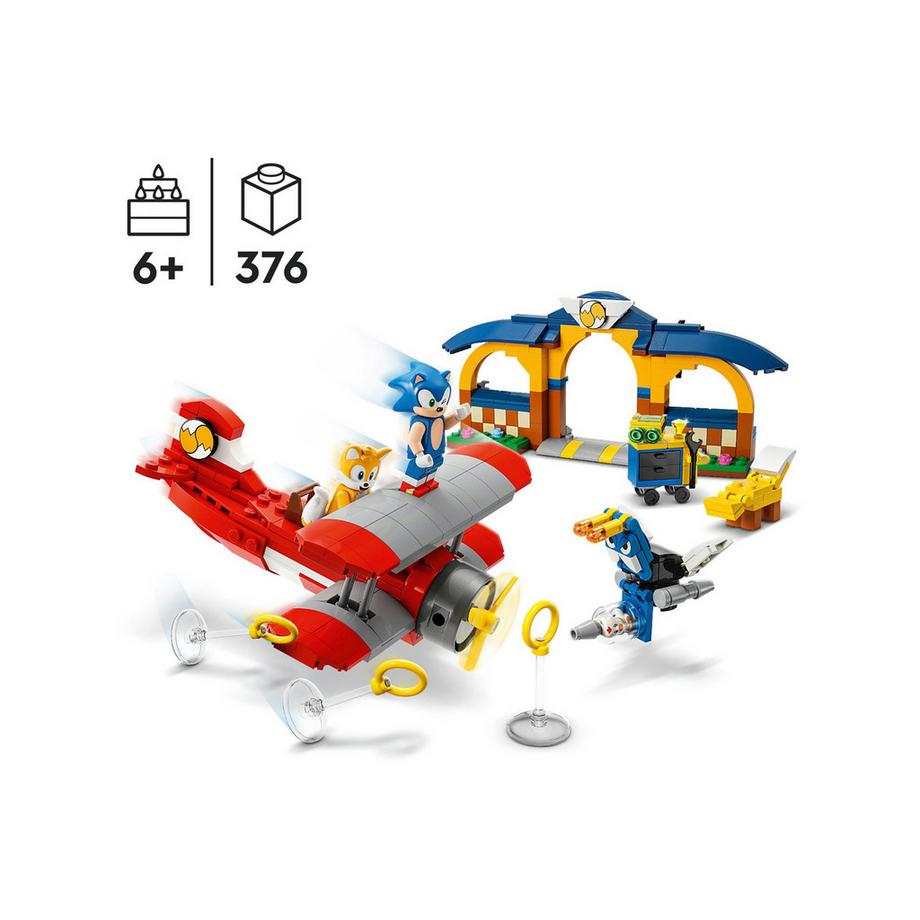 LEGO®  76991 L’avion Tornado et l'atelier de Tails 