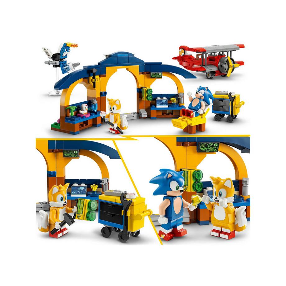 LEGO®  76991 L’avion Tornado et l'atelier de Tails 