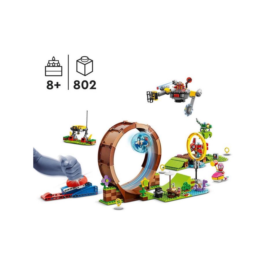 LEGO®  76994 Sonics Looping-Challenge in der Green Hill Zone 