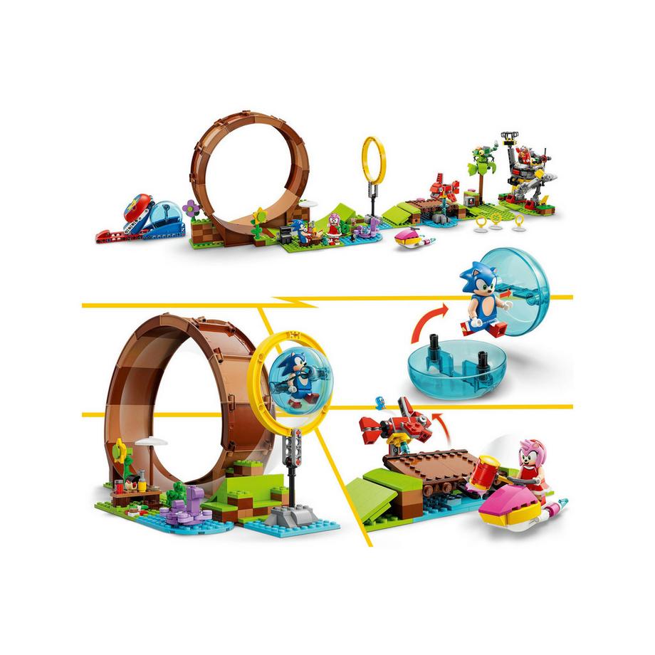 LEGO®  76994 Sonics Looping-Challenge in der Green Hill Zone 