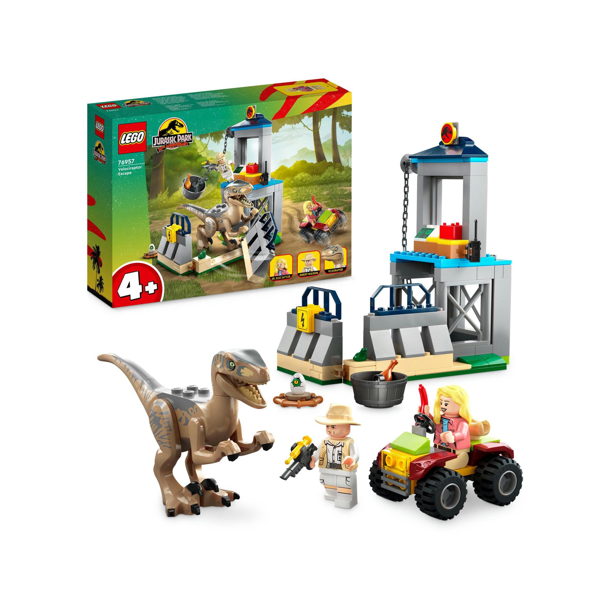 LEGO®  76957 La fuga del Velociraptor 
