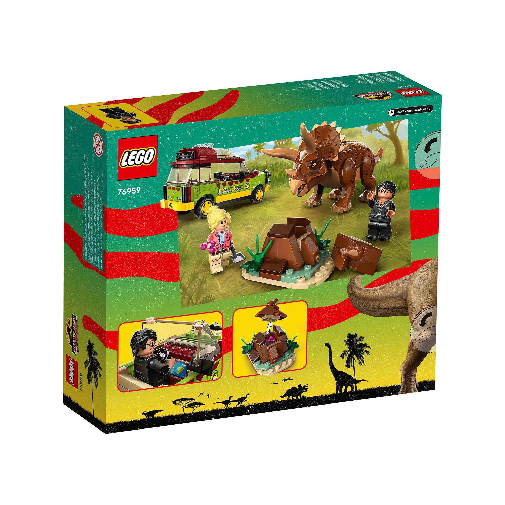 LEGO®  76959 La ricerca del Triceratopo 