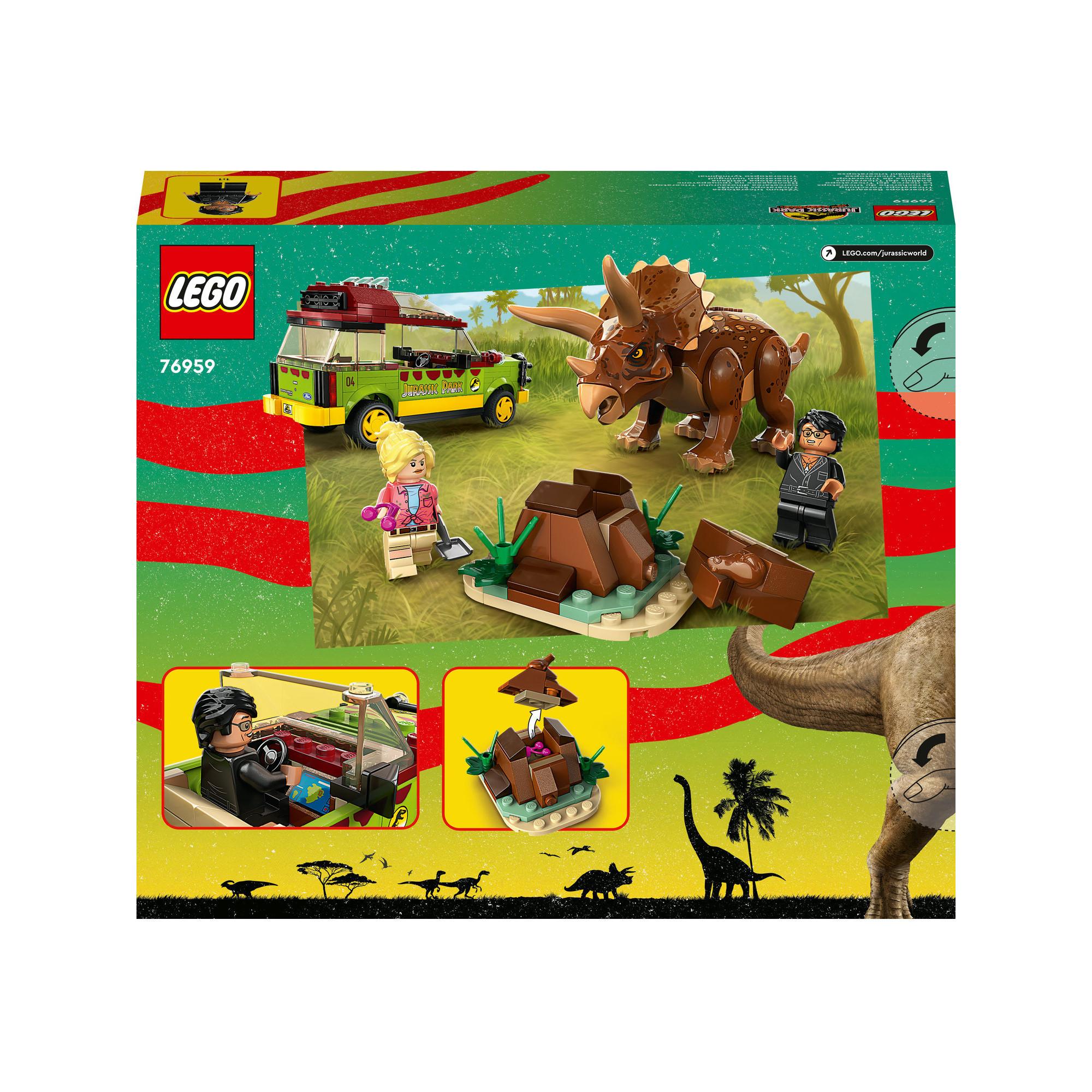 LEGO®  76959 La recherche du tricératops 