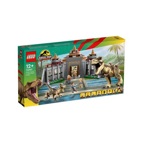 LEGO  76961 Centro visitatori: l’attacco del T. rex e del Raptor 