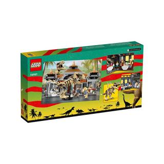 LEGO  76961 Centro visitatori: l’attacco del T. rex e del Raptor 