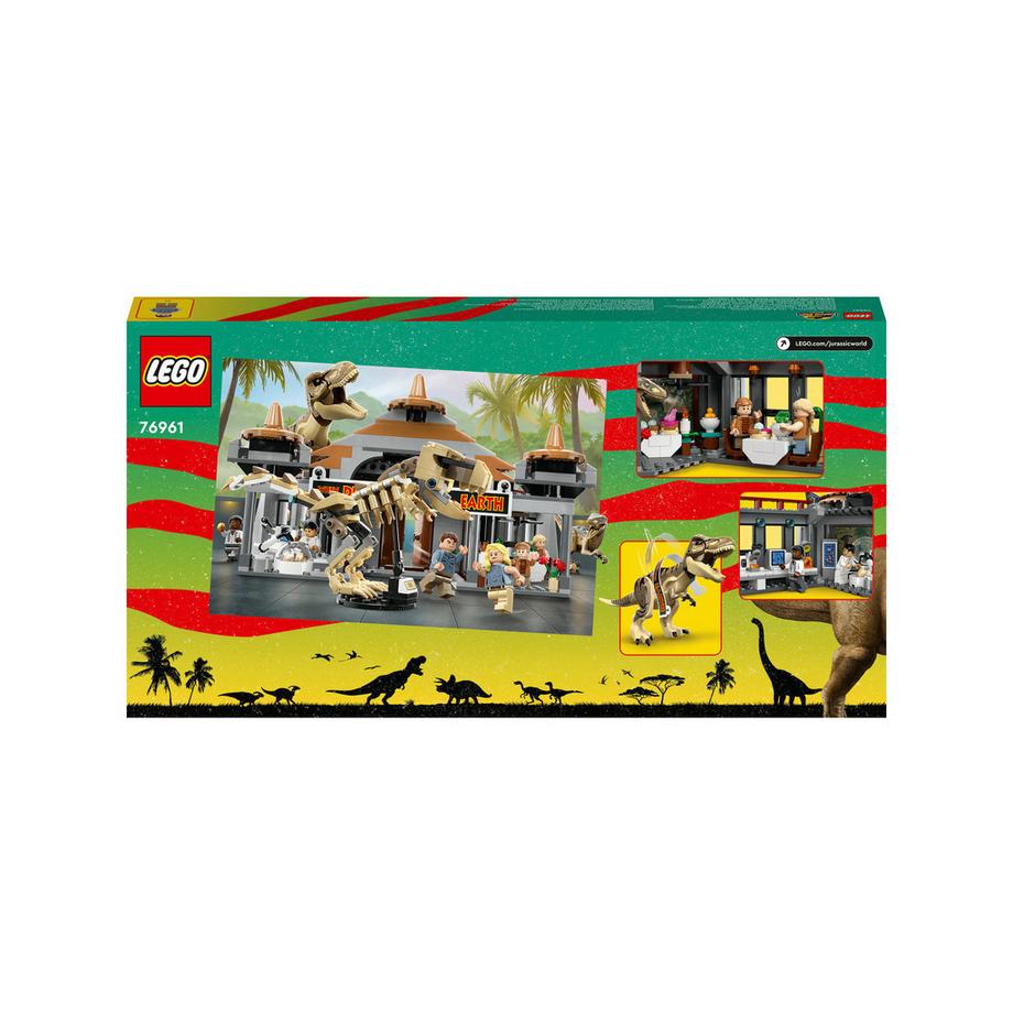 LEGO®  76961 Centro visitatori: l’attacco del T. rex e del Raptor 