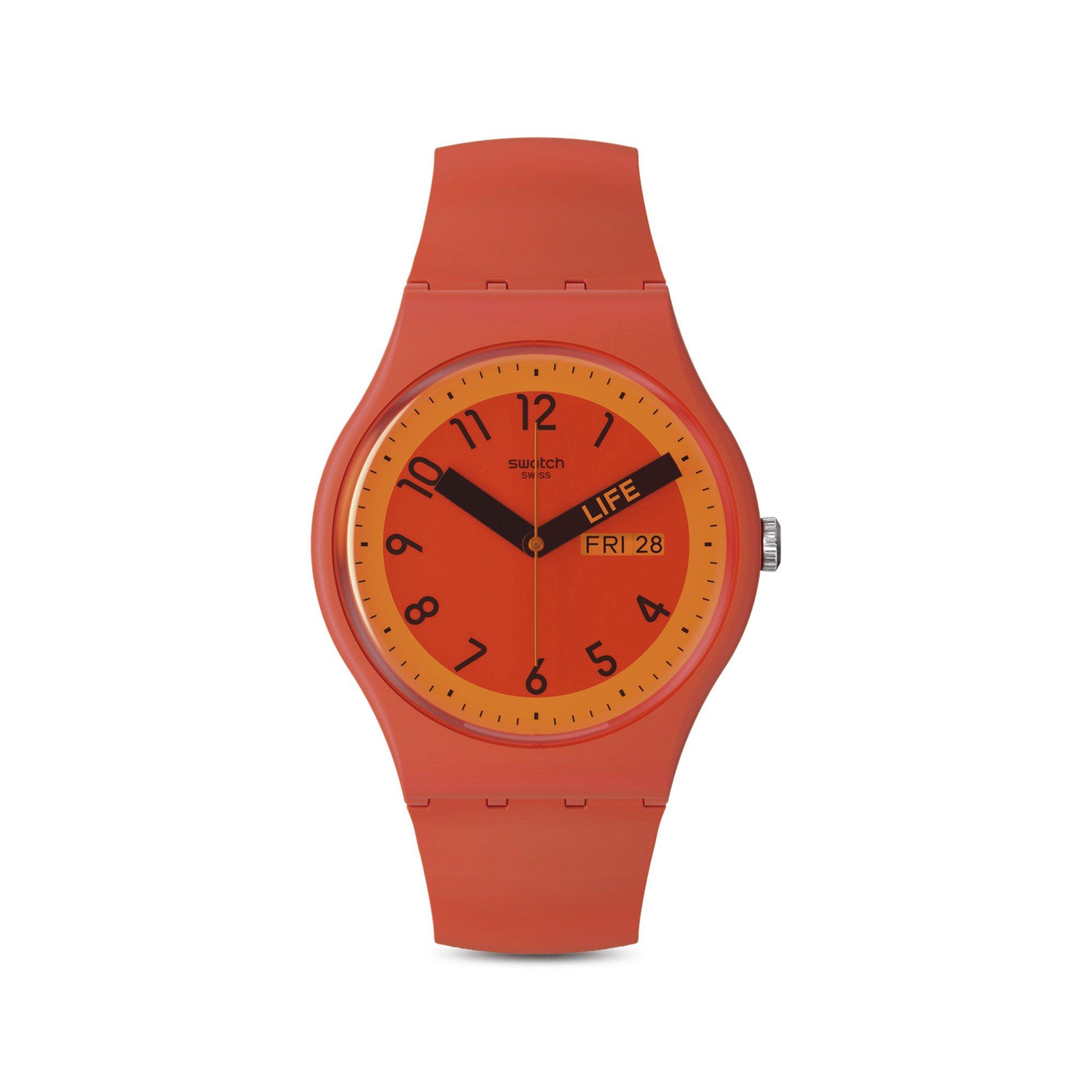 swatch PROUDLY RED Analoguhr 