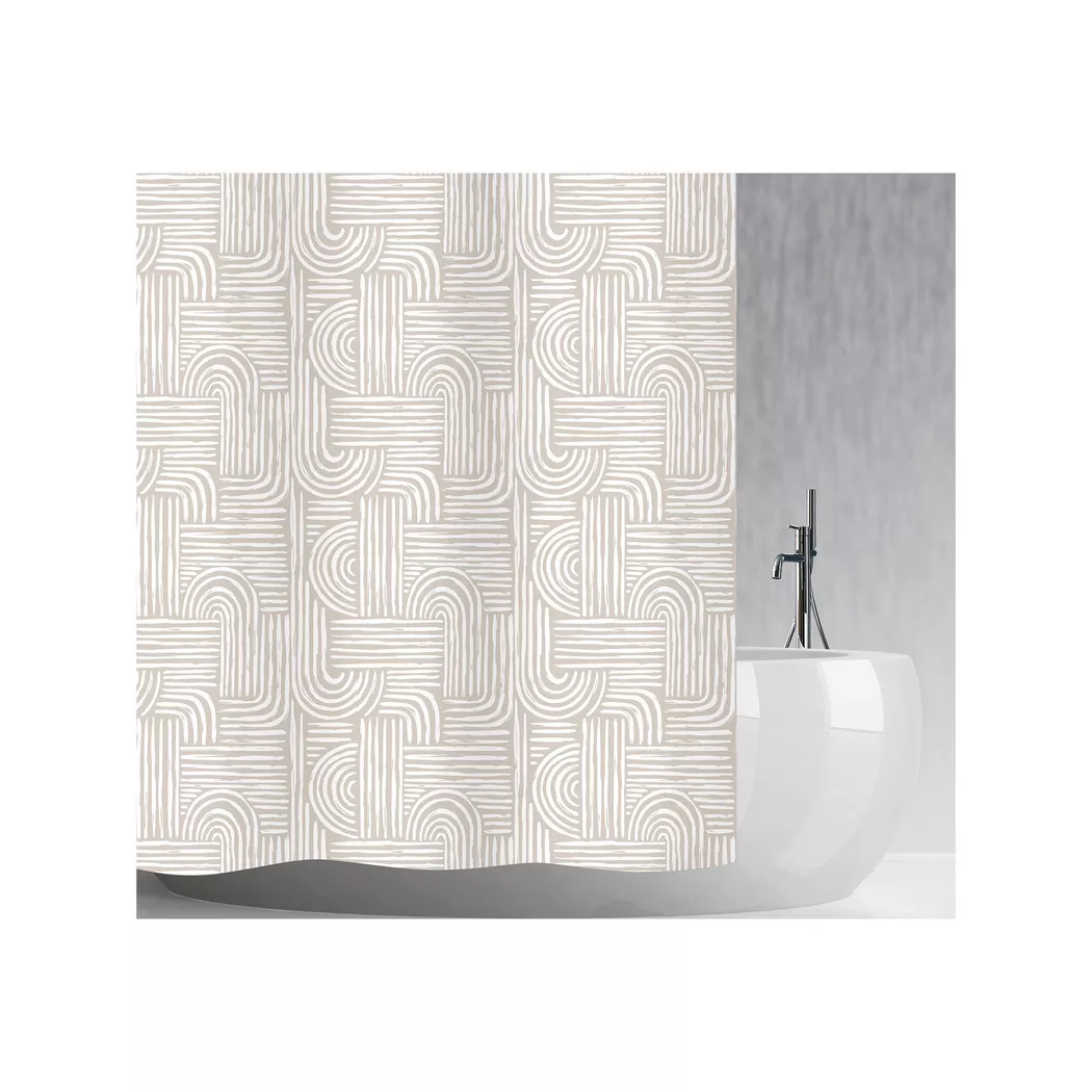 Manor - Duschvorhang, 180X180CM, Taupe