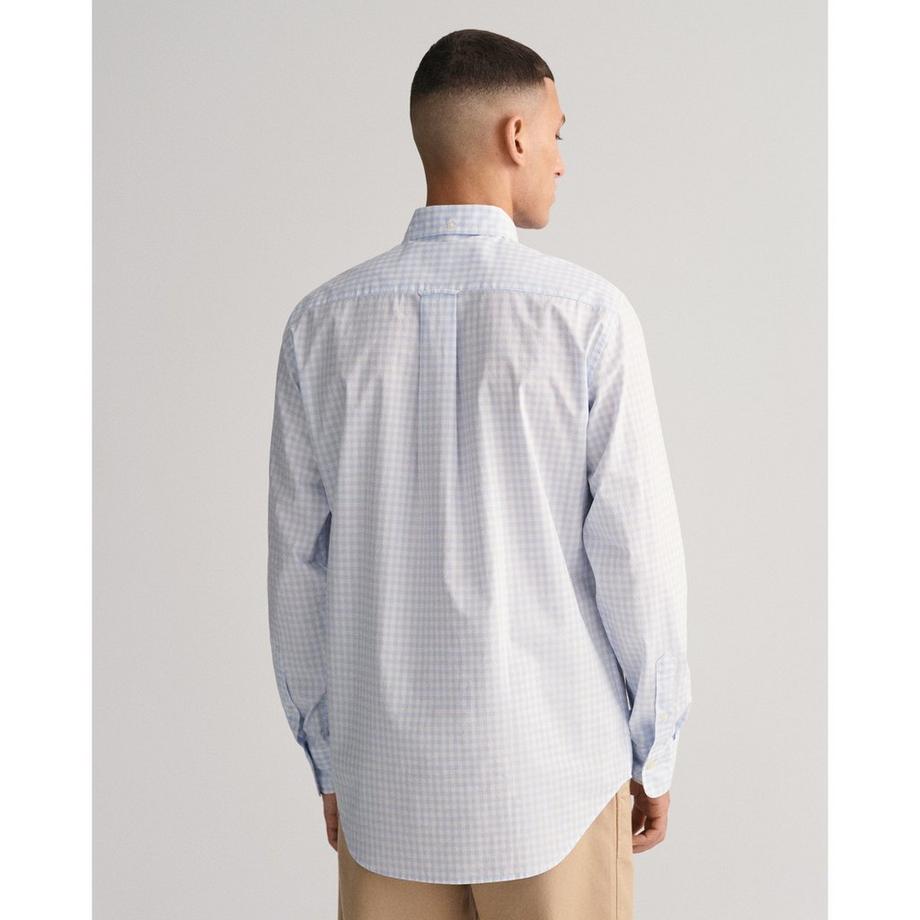 GANT Regular Fit Gingham Langarmhemd  