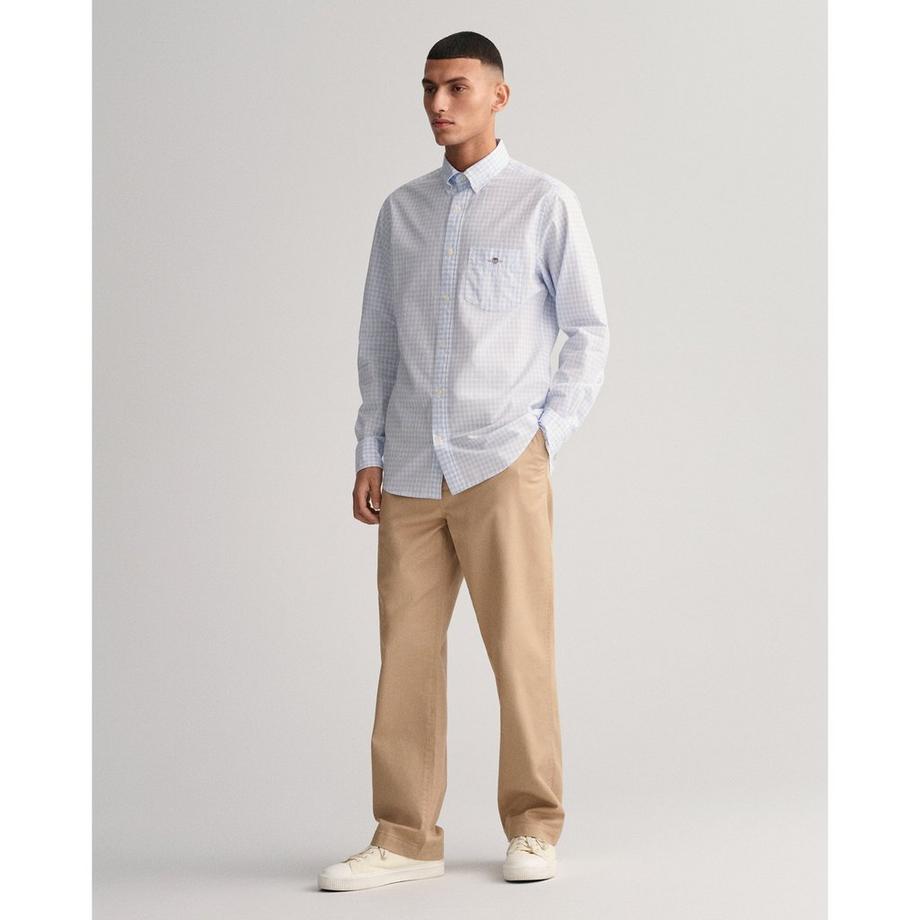 GANT Regular Fit Gingham Langarmhemd  