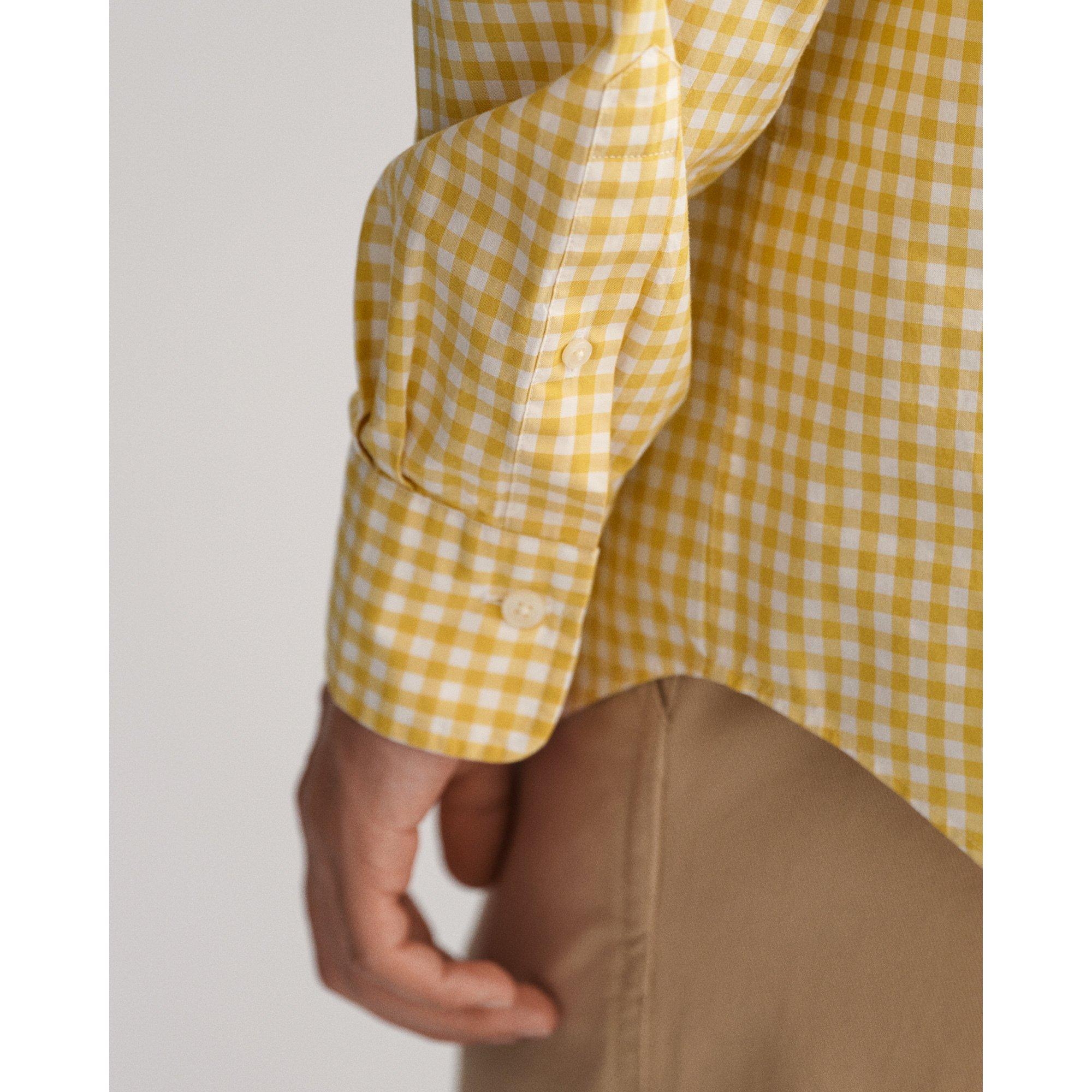 GANT Regular Fit Gingham Langarmhemd  