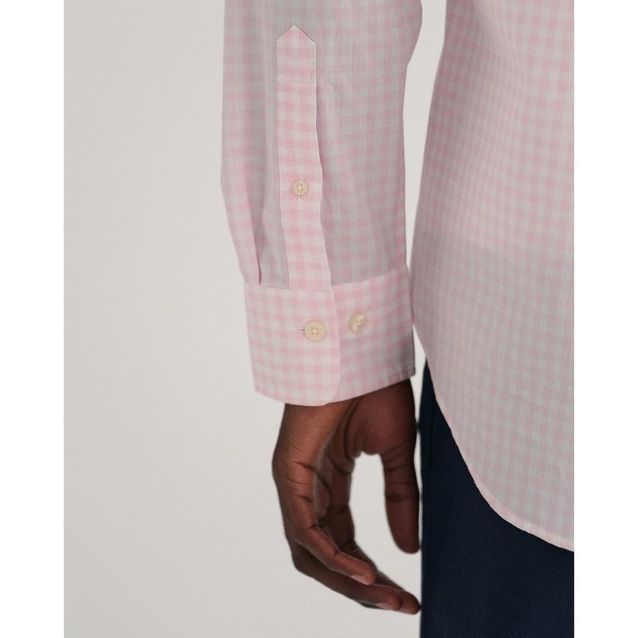 GANT Regular Fit Gingham Langarmhemd  