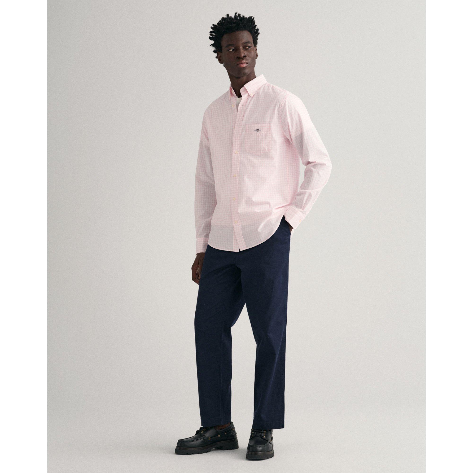 GANT Regular Fit Gingham Camicia Maniche Lunghe  