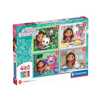 Puzzle Gabby's Dollhouse 4in1