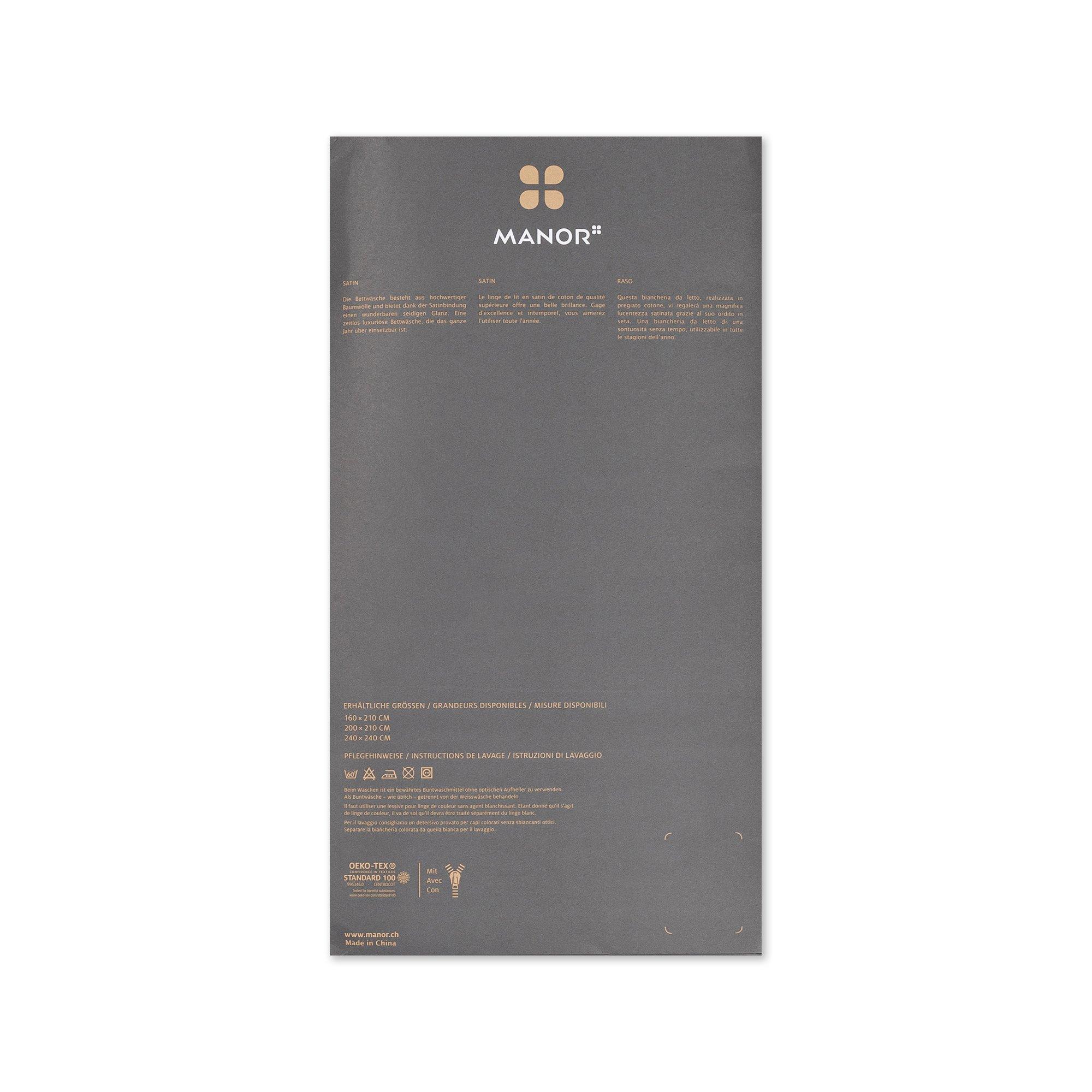 Manor Sateen Luxe Copripiumino  