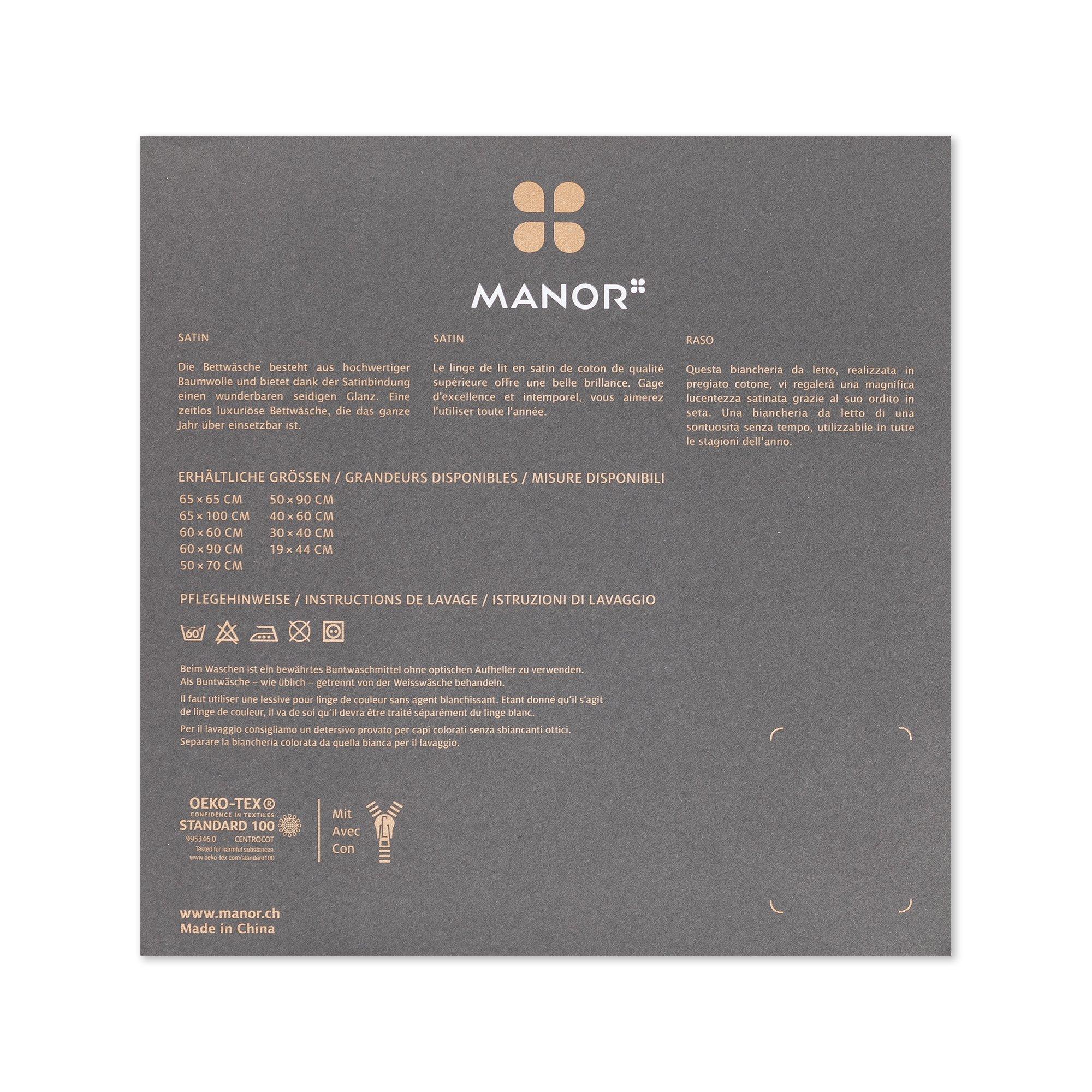 Manor Sateen Luxe Federa del cuscino  