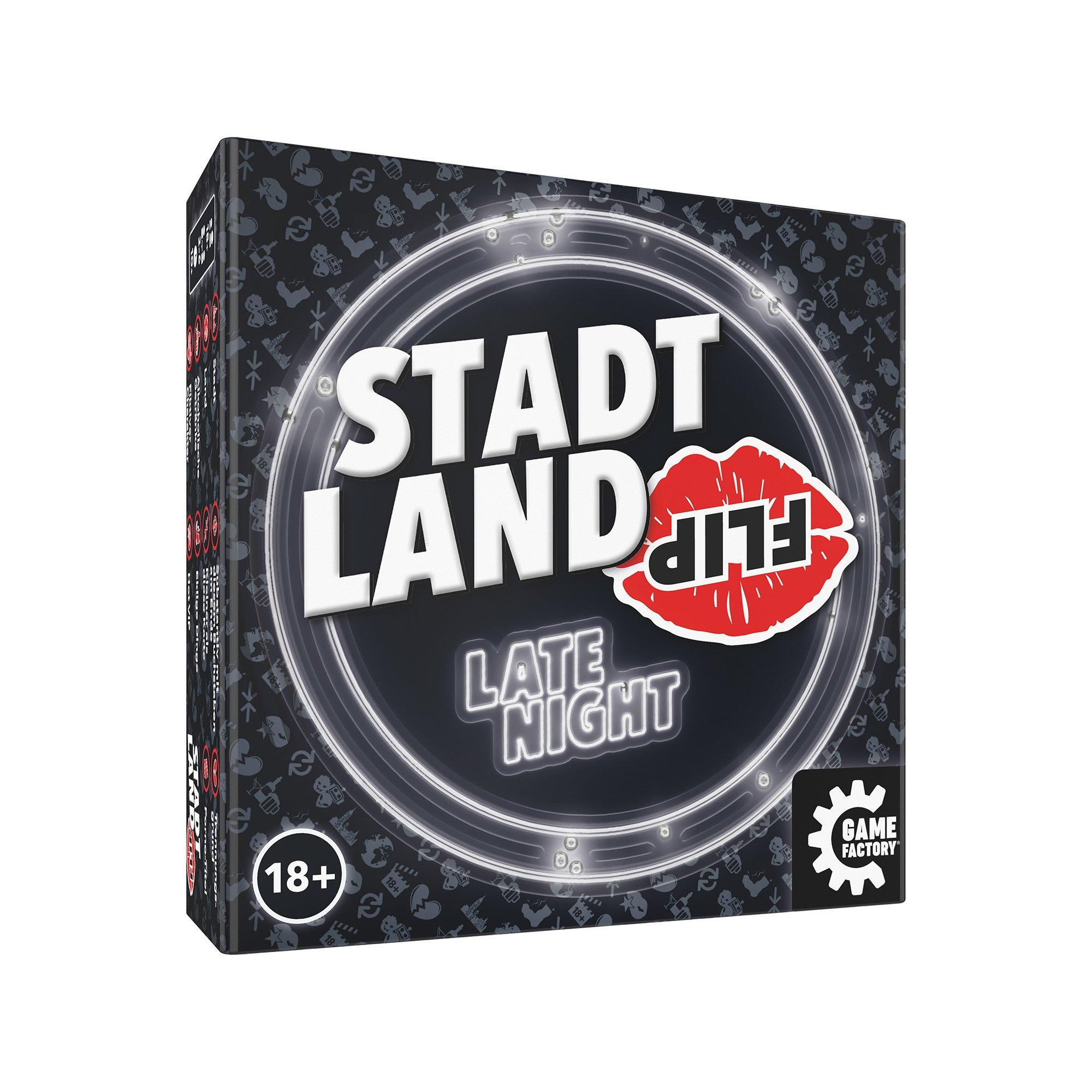 Game Factory  Stadt Land Flip Late Night, Deutsch 