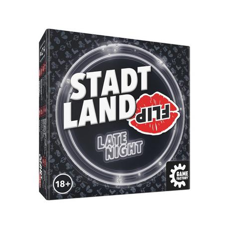 Game Factory  Stadt Land Flip Late Night, Tedesco 